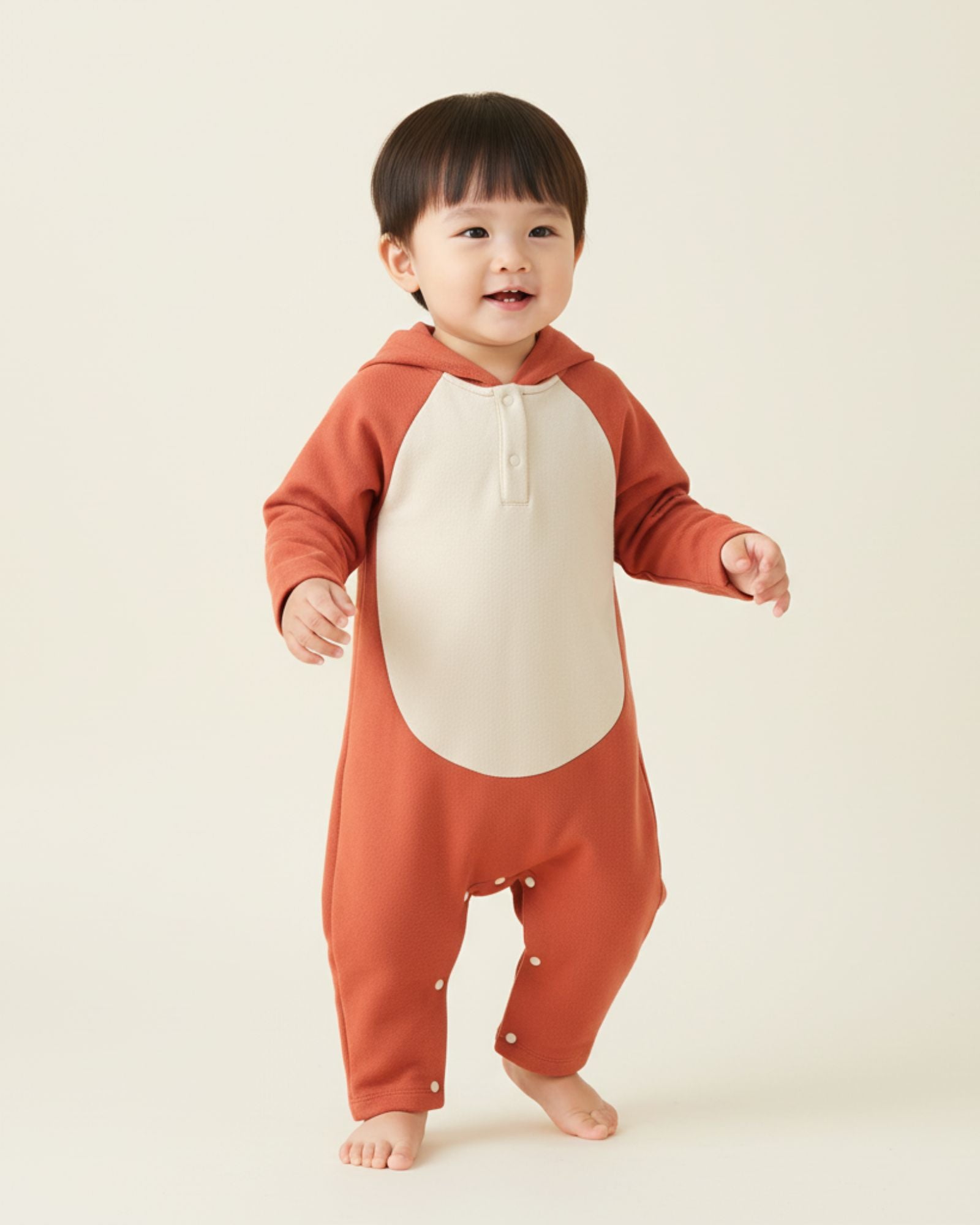 Pre-order: Cheeky the Fox Hoodie Romper