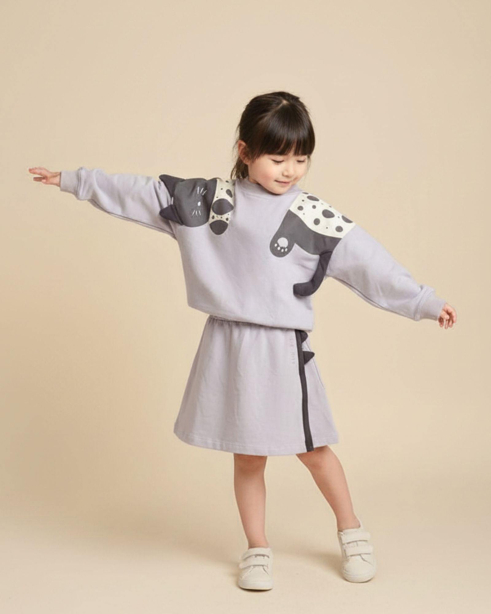 Pre-order: Clingy Kitty Cropped Kids Sweatshirt