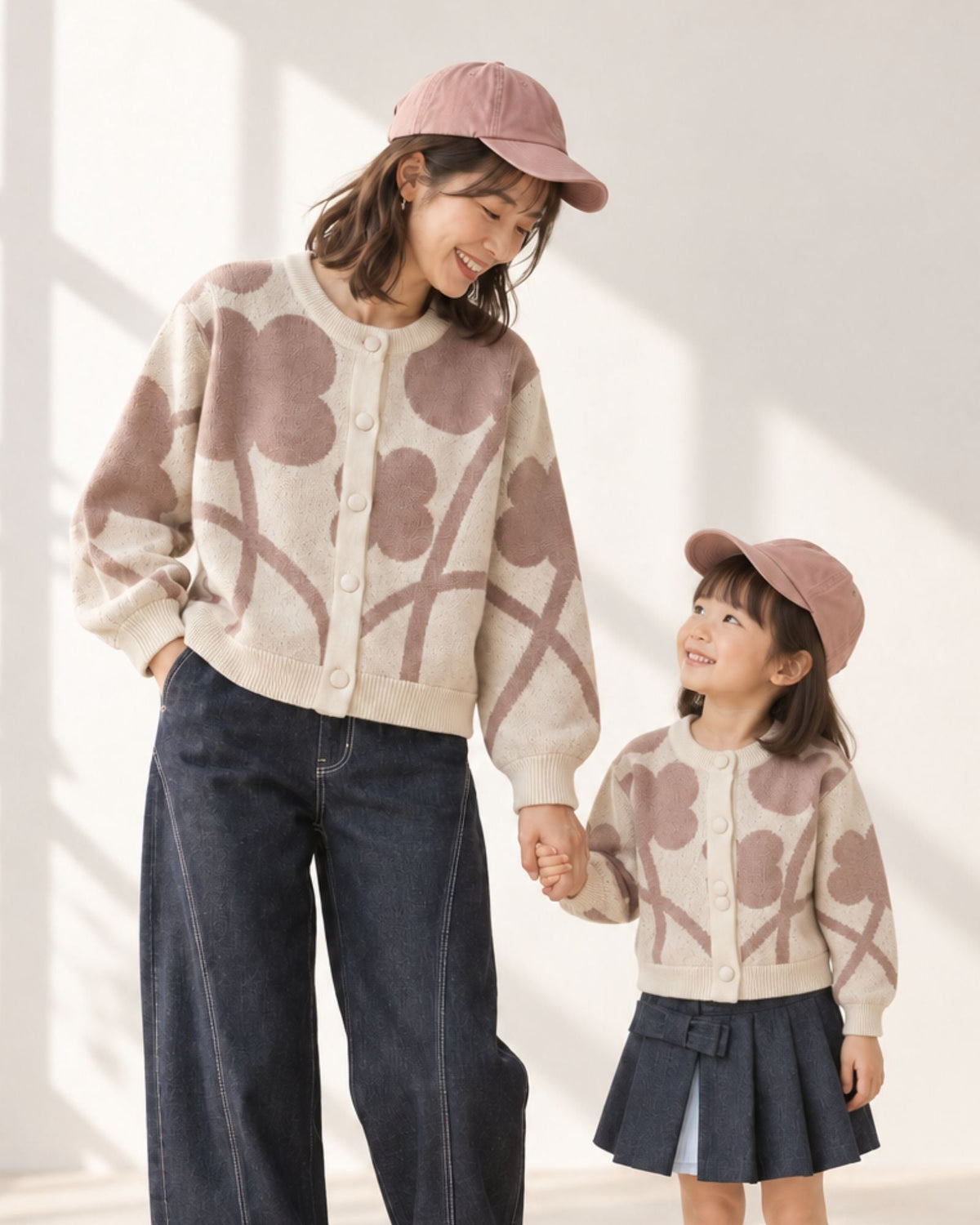 Pre-order: Clover Knitted Cardigan (Kids & Adults)
