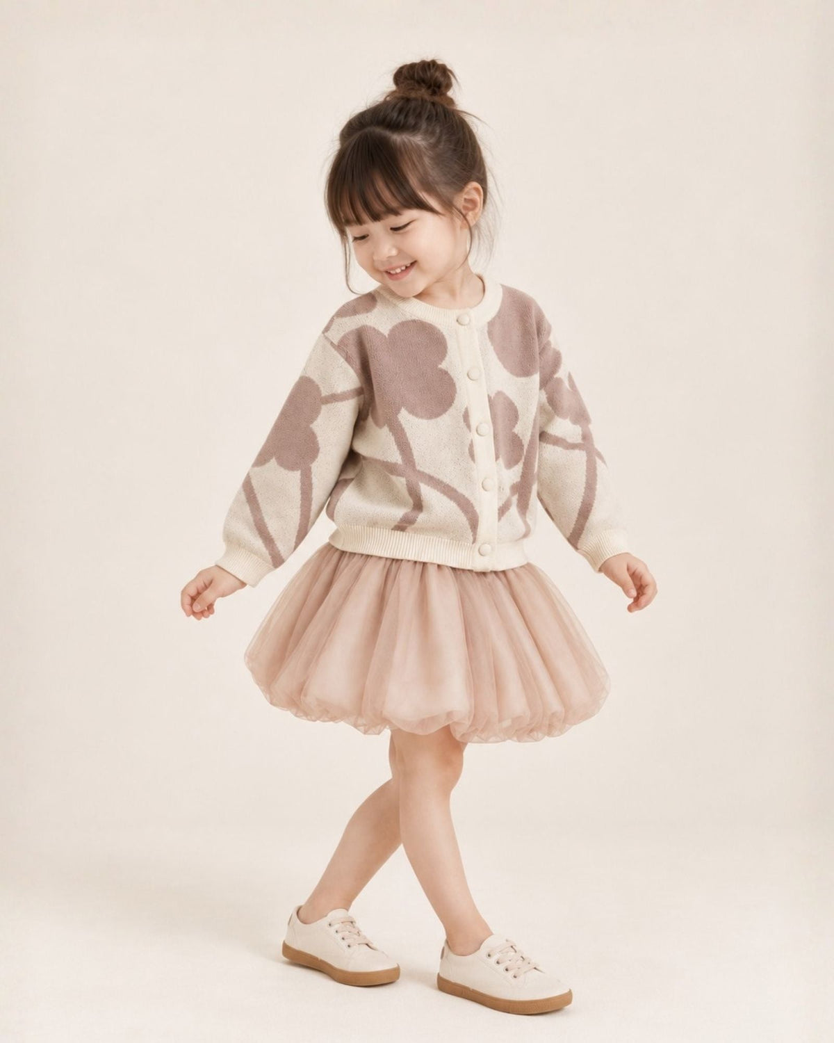 Pre-order: Clover Knitted Cardigan (Kids & Adults)