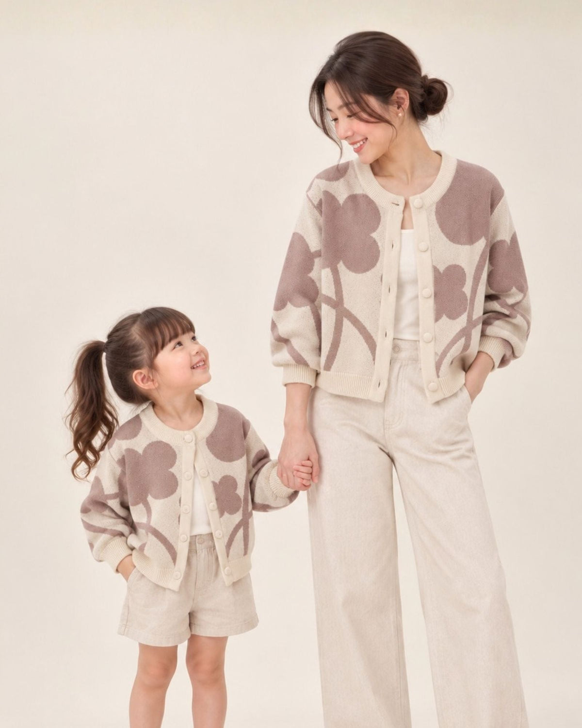 Pre-order: Clover Knitted Cardigan (Kids & Adults)
