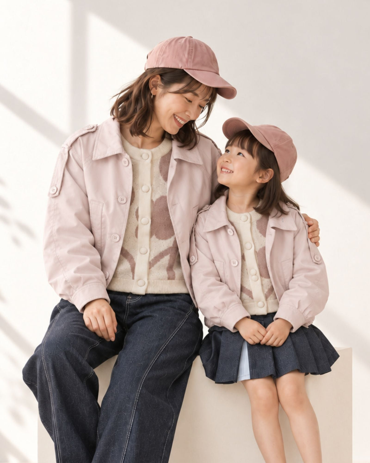 Pre-order: Cropped Balloon Trench Coat (Kids & Adults)