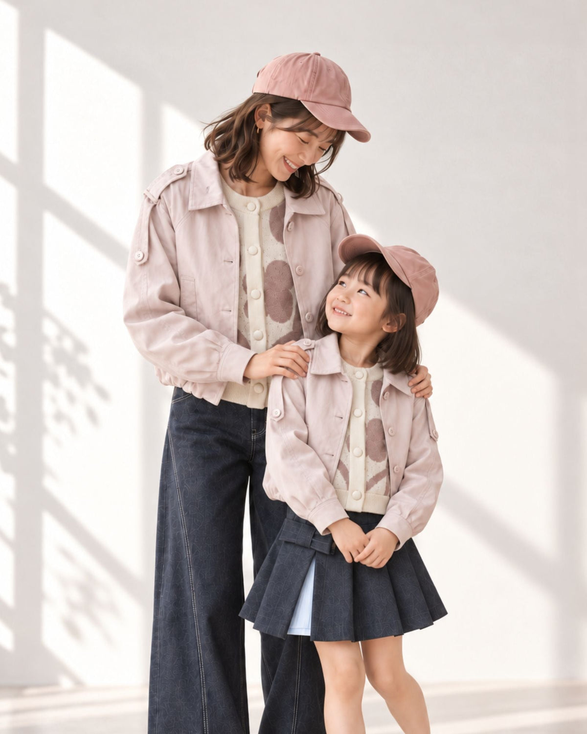 Pre-order: Cropped Balloon Trench Coat (Kids & Adults)