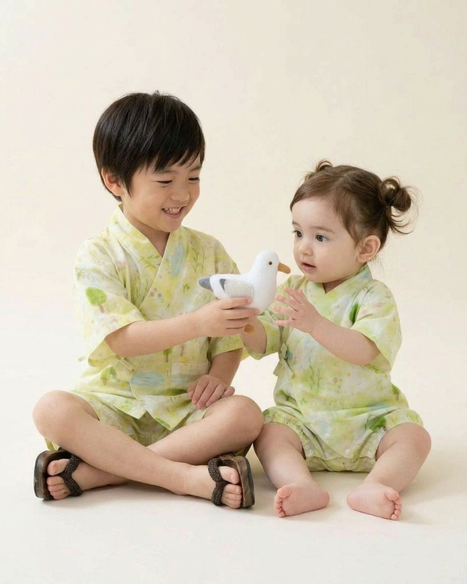 Garden of Gentle Dreams Baby Kimono