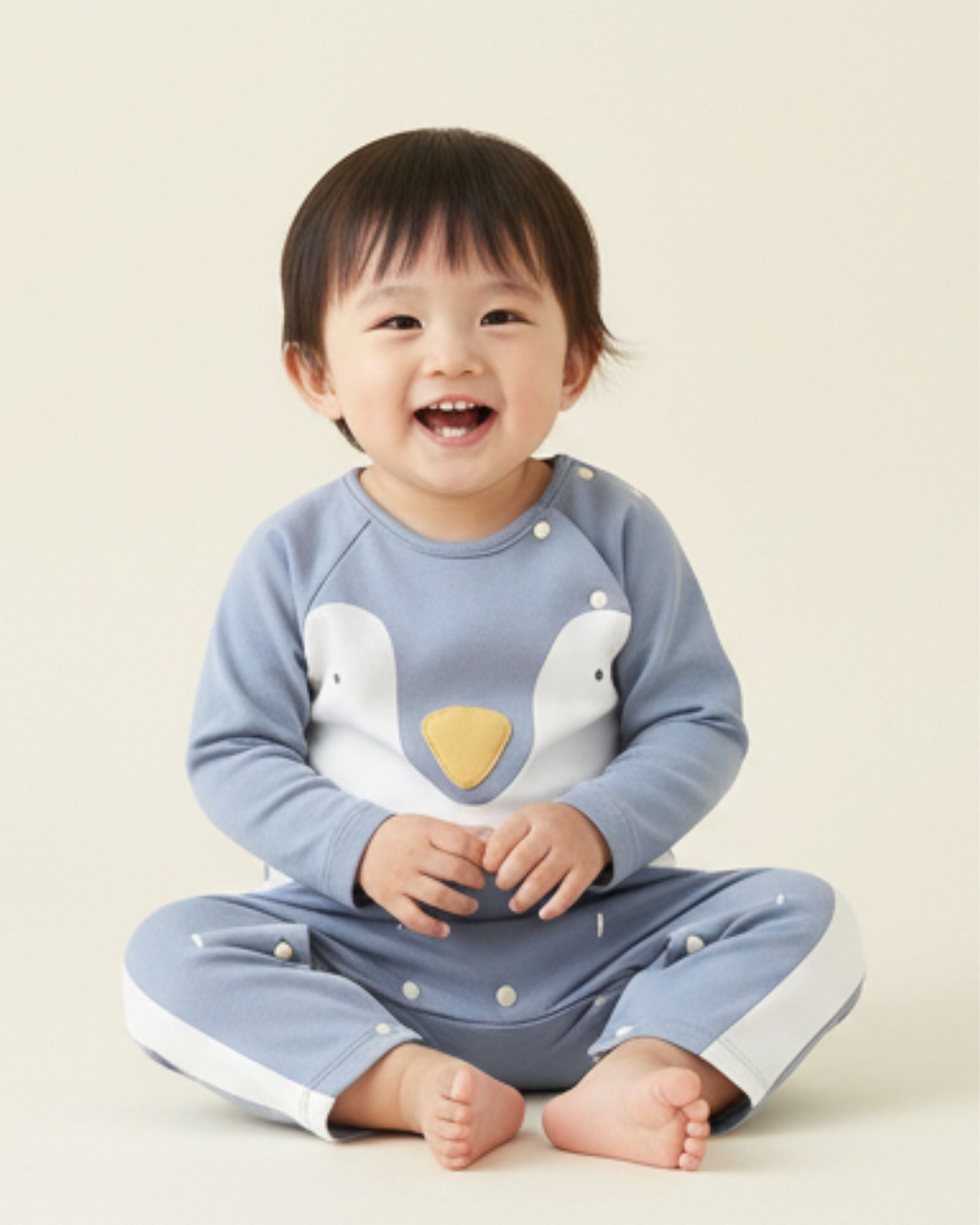 Lala the Penguin Baby Romper