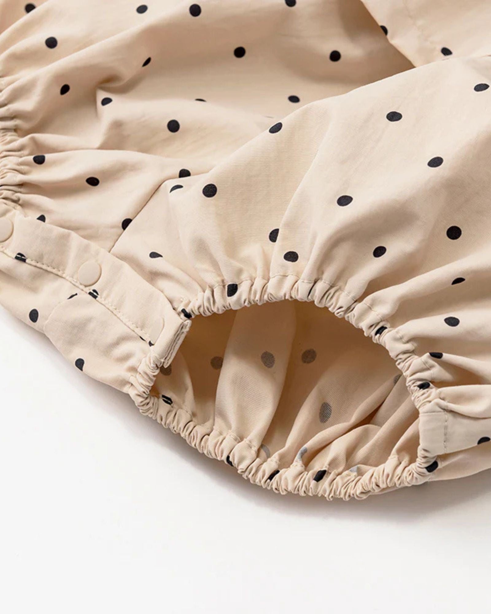 Mess-free Sailor Baby Romper - Dots