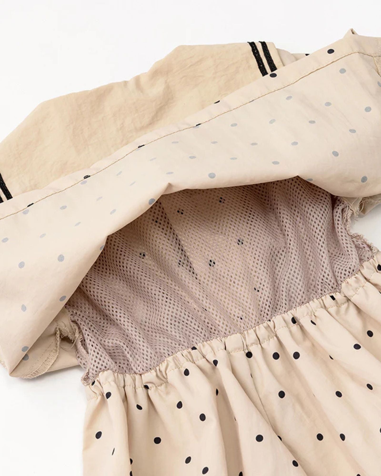 Mess-free Sailor Baby Romper - Dots