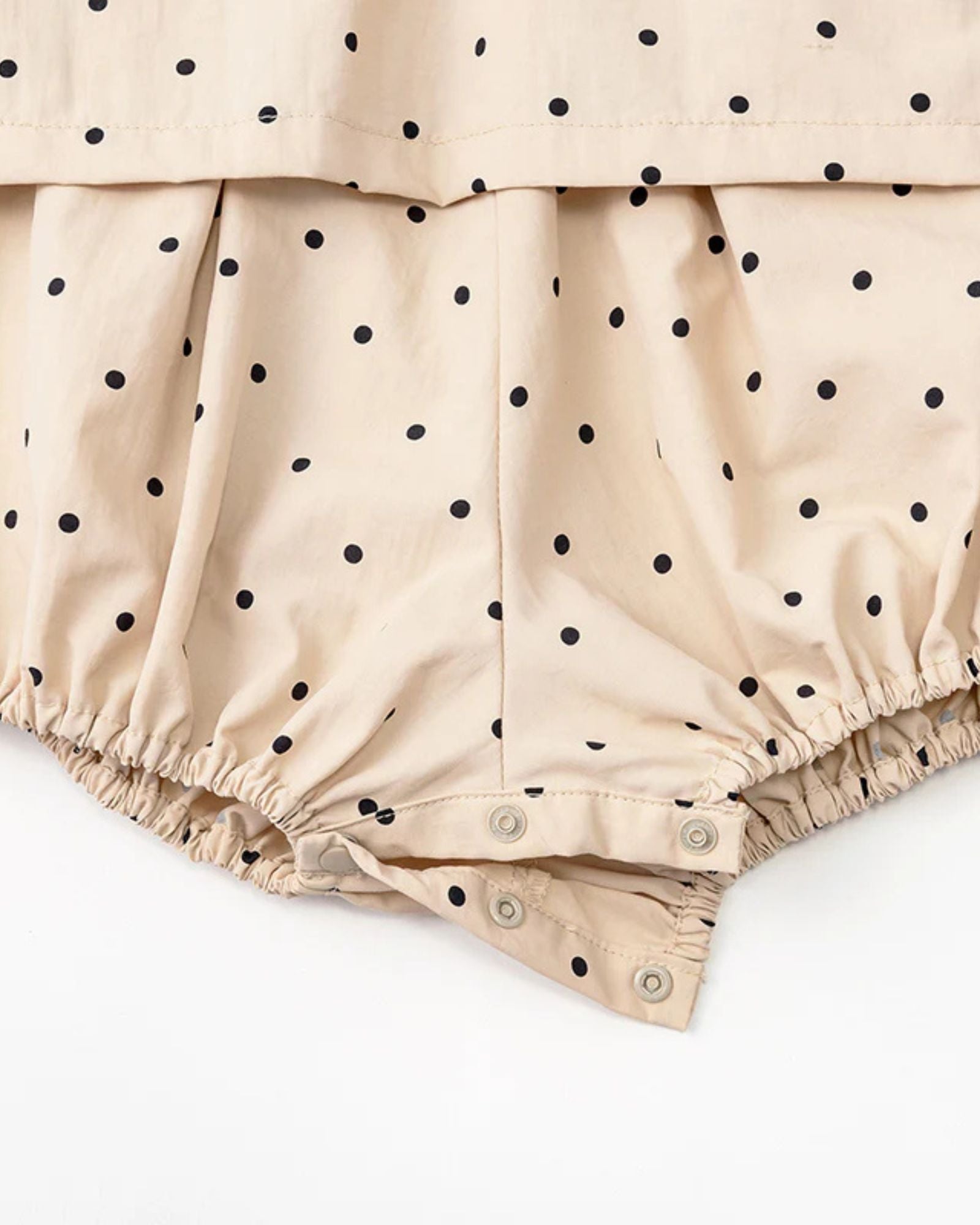 Mess-free Sailor Baby Romper - Dots