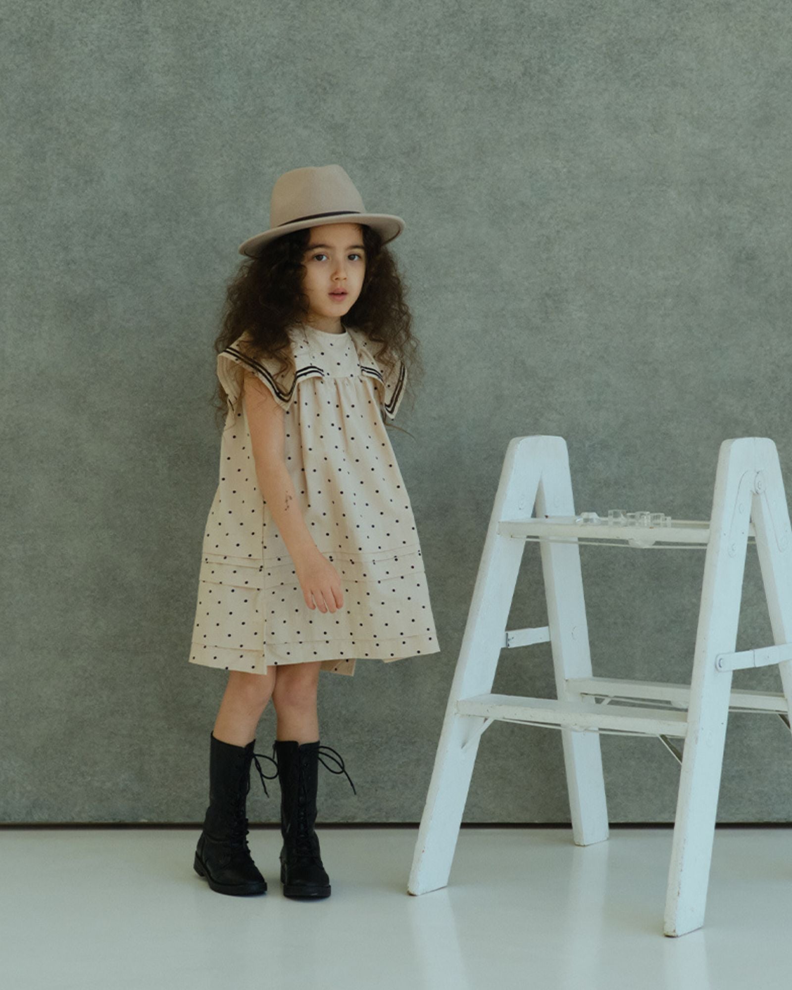 Mess-free Sailor Dress - Dots