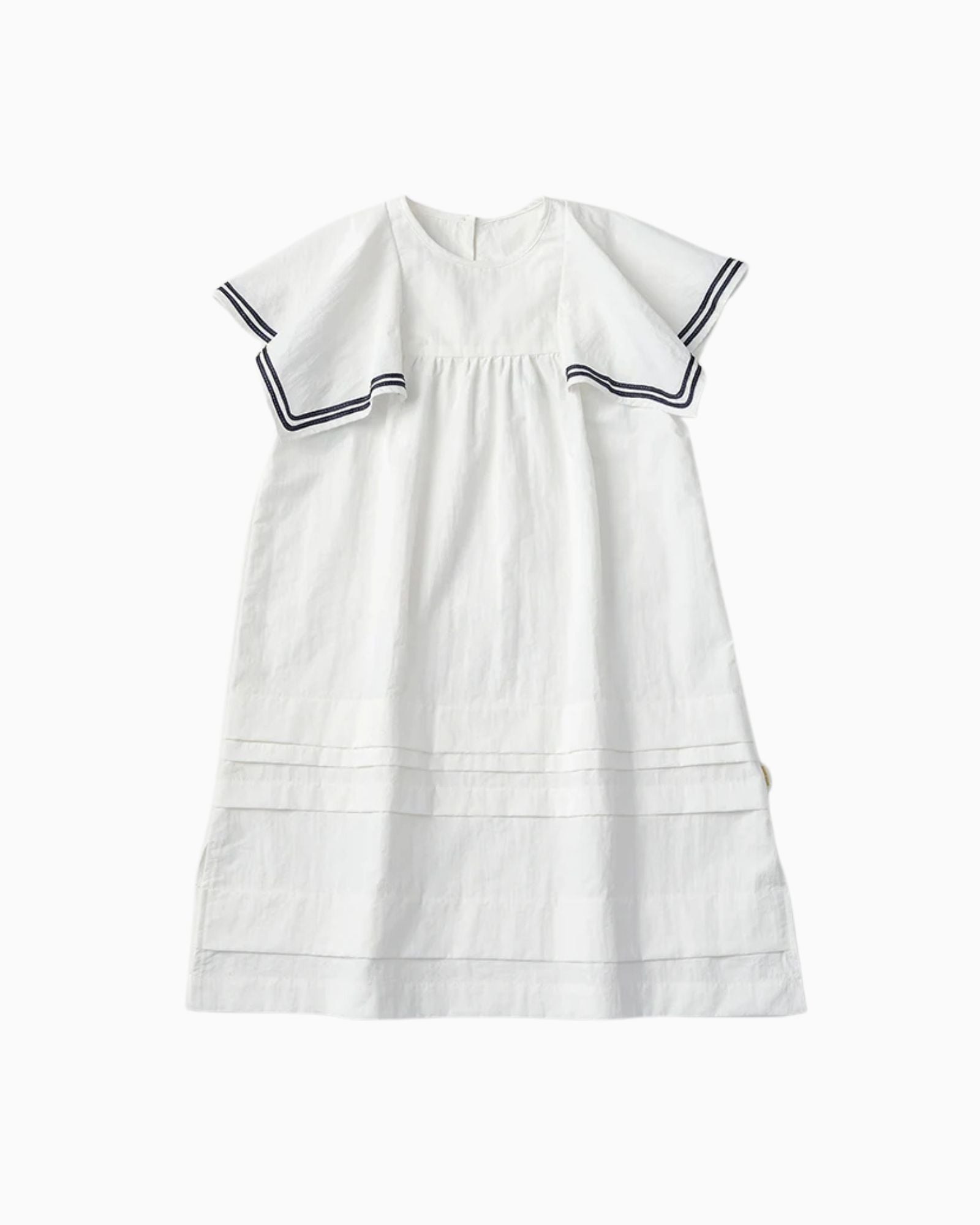 Mess-free Sailor Dress - White