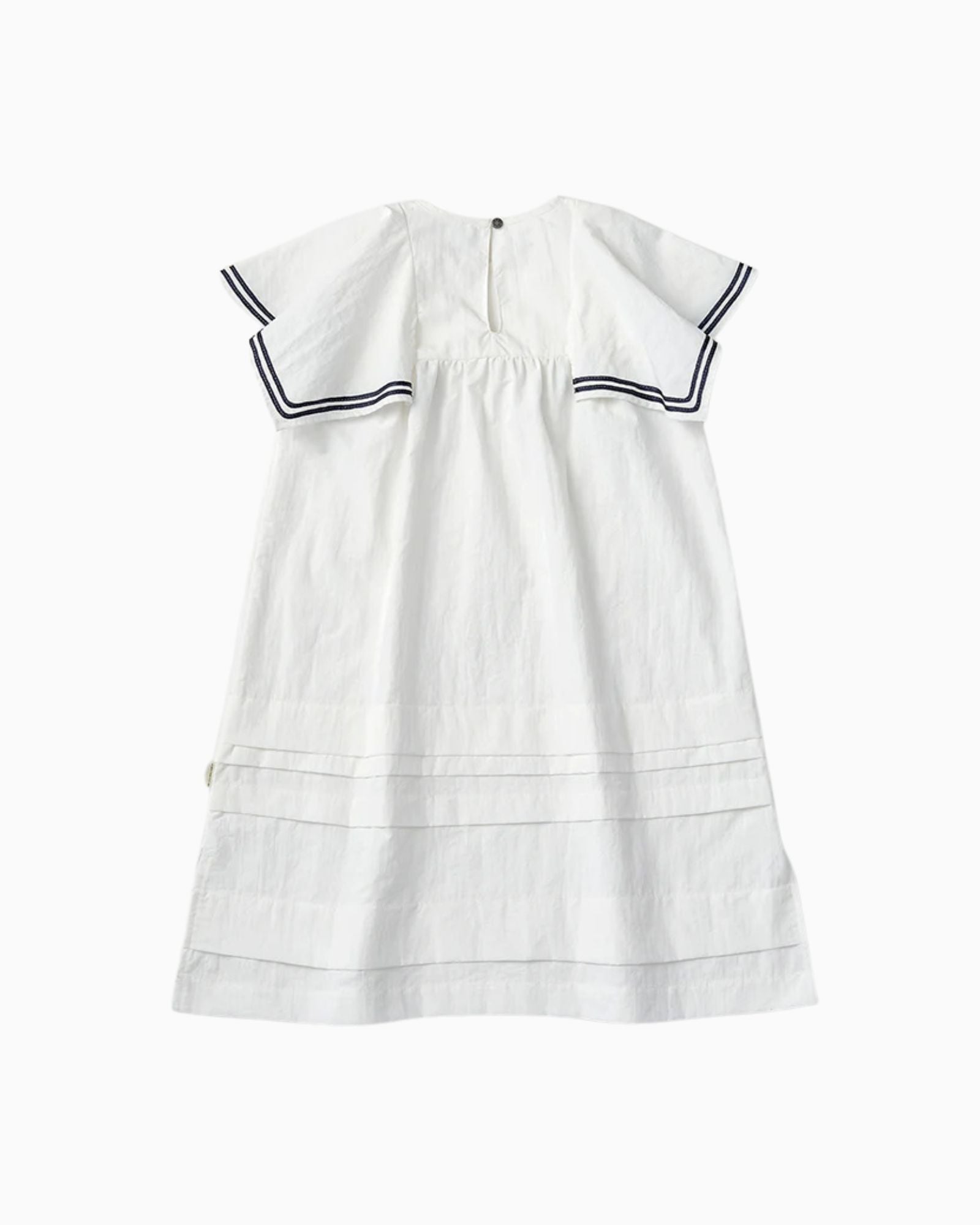 Mess-free Sailor Dress - White