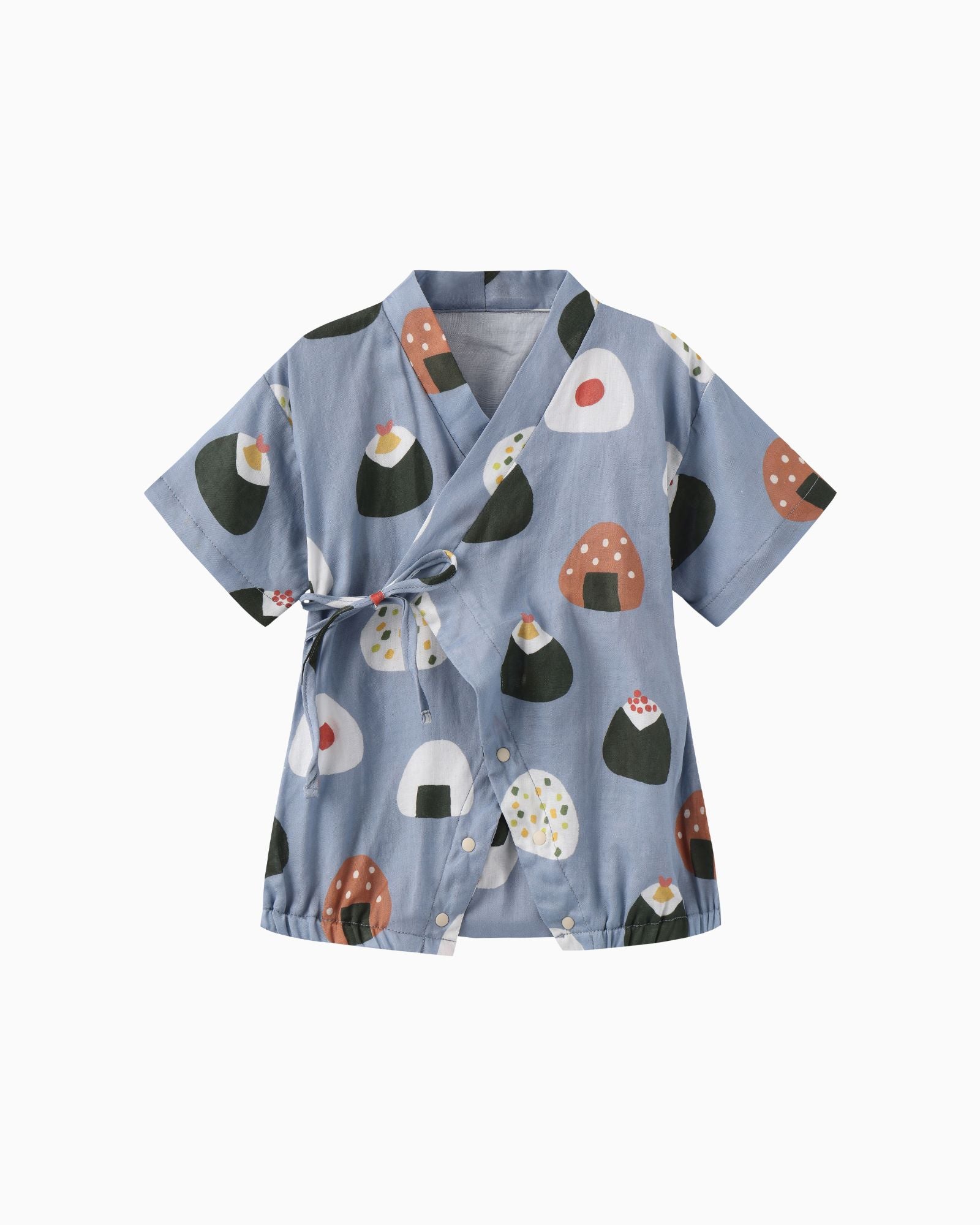 Oishii Sushi Baby Kimono - Dusty Blue