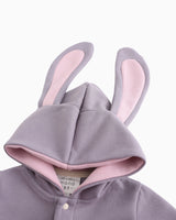 Bunny Heart Hoodie Romper