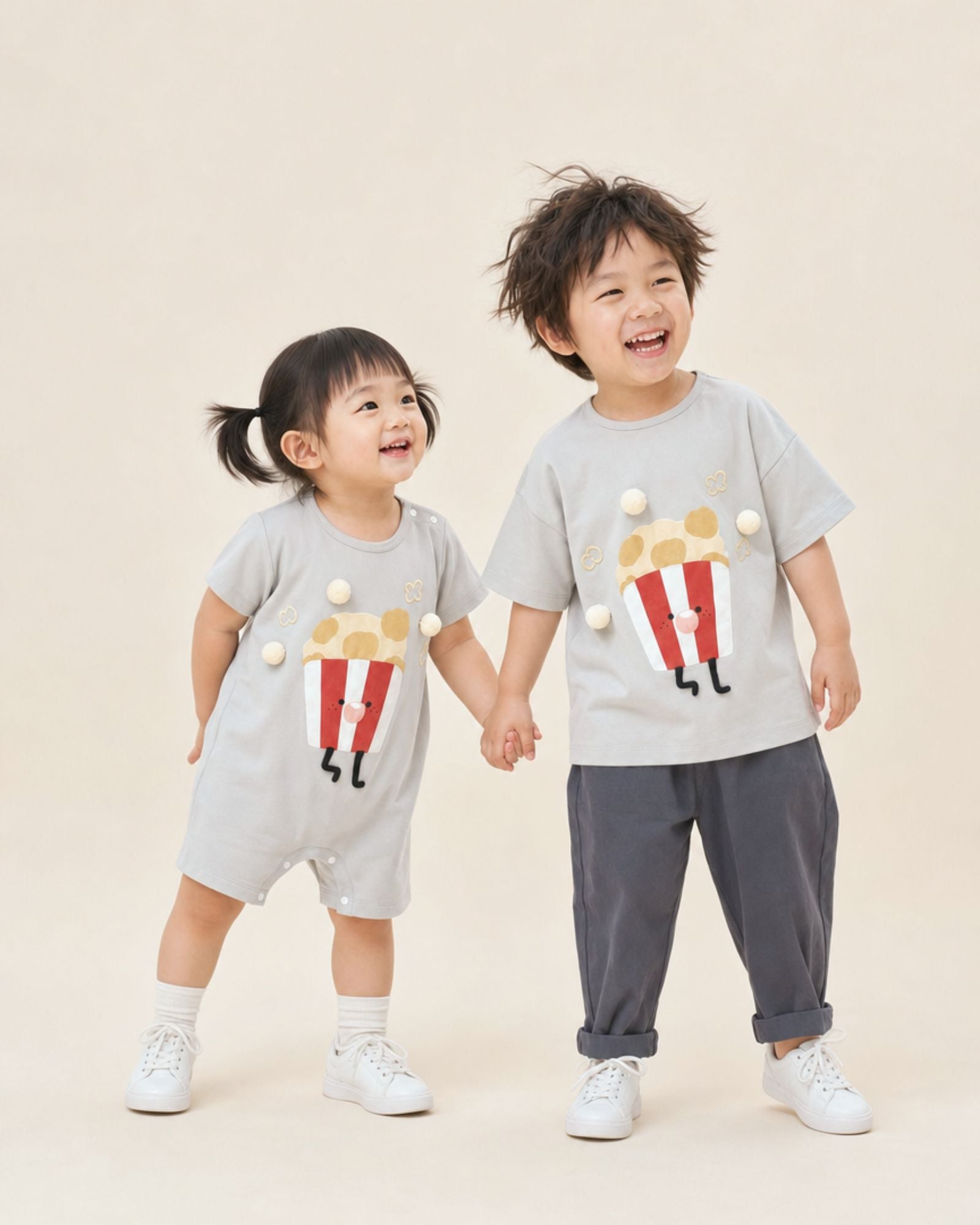 Popcorn Puff Baby Romper