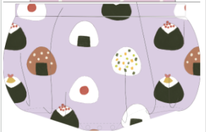 Oishii Sushi Baby Bloomers - Lilac