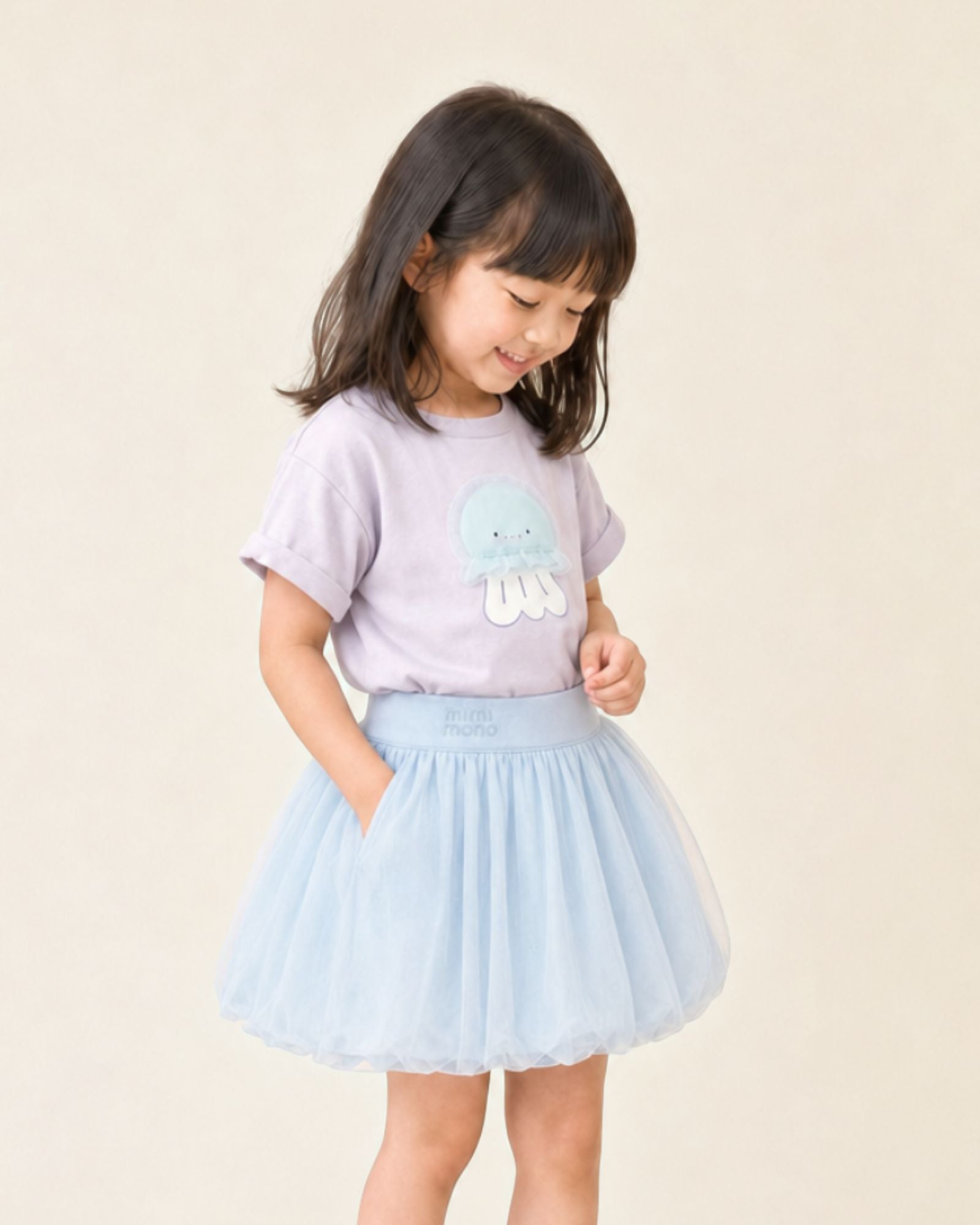 Tulle Bubble Skirt - Ocean