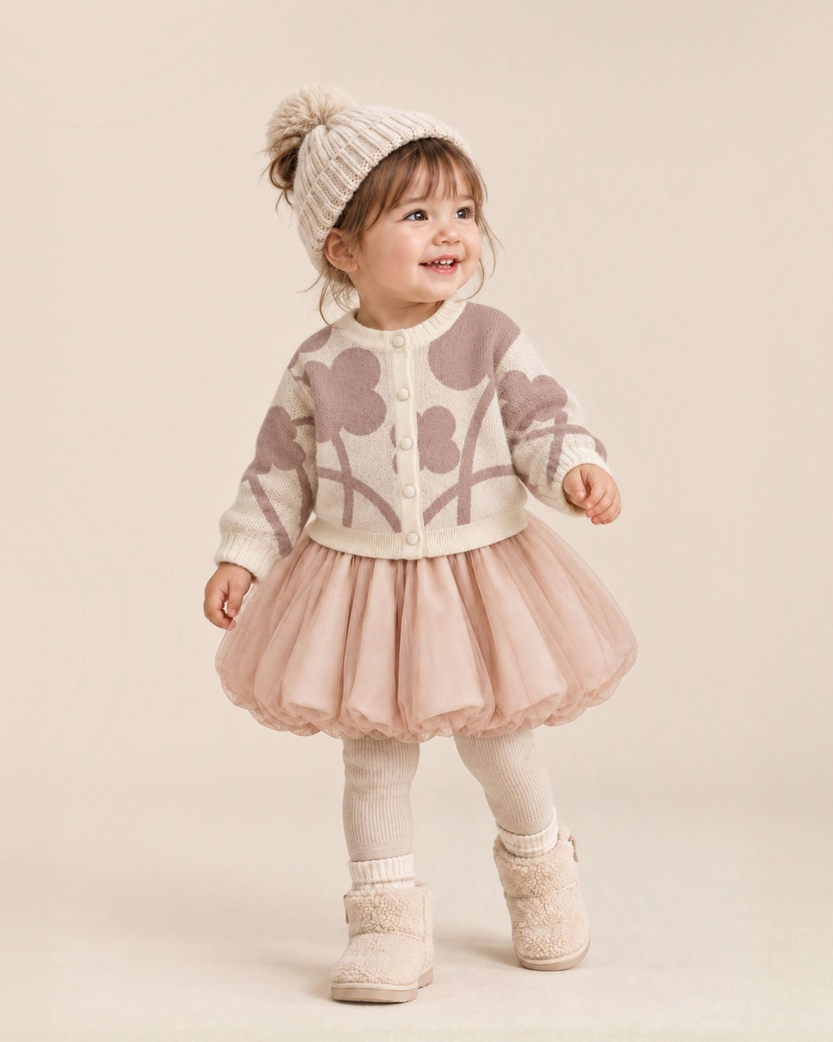Pre-order: Tulle Bubble Skirt - Rosewood
