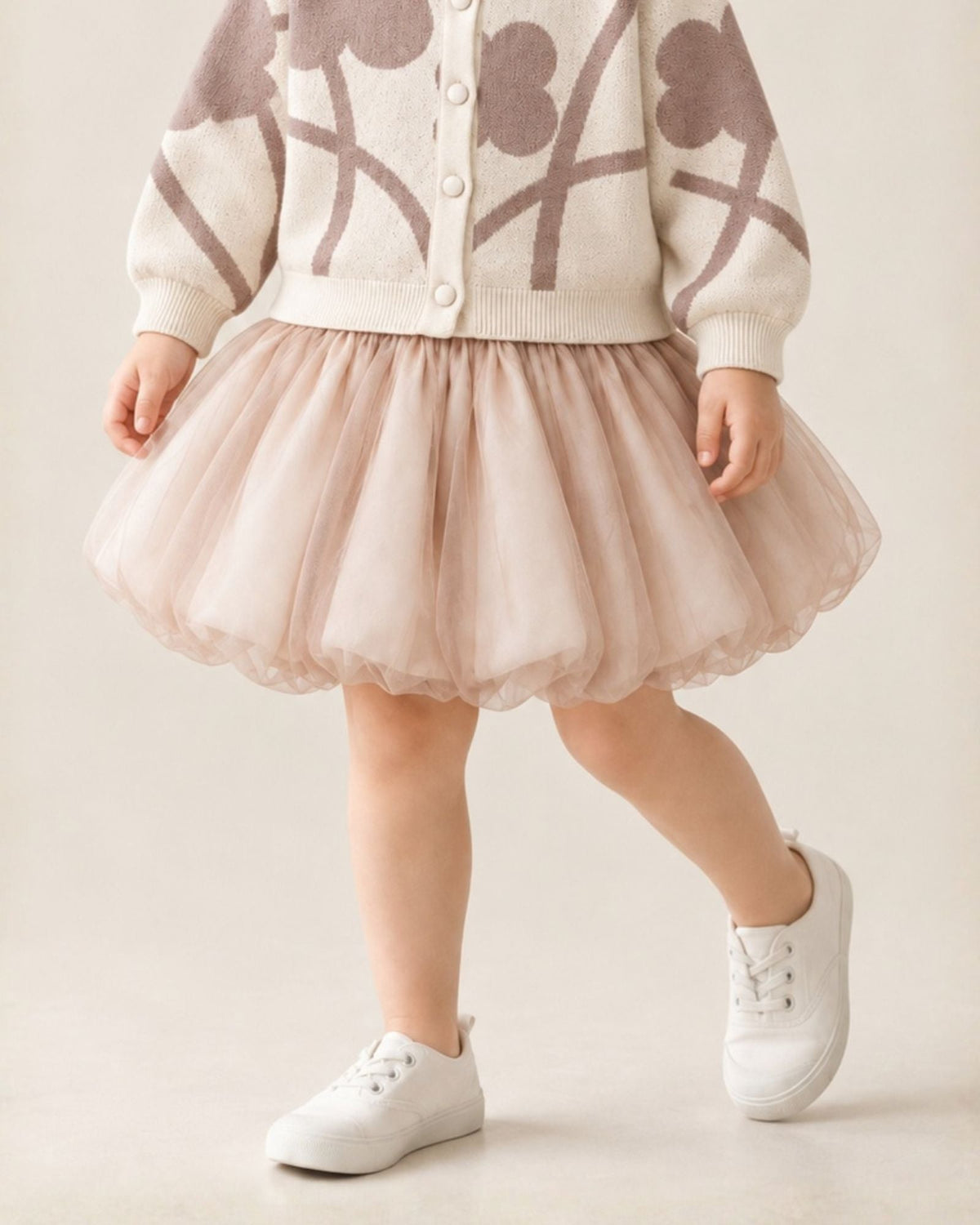 Pre-order: Tulle Bubble Skirt - Rosewood