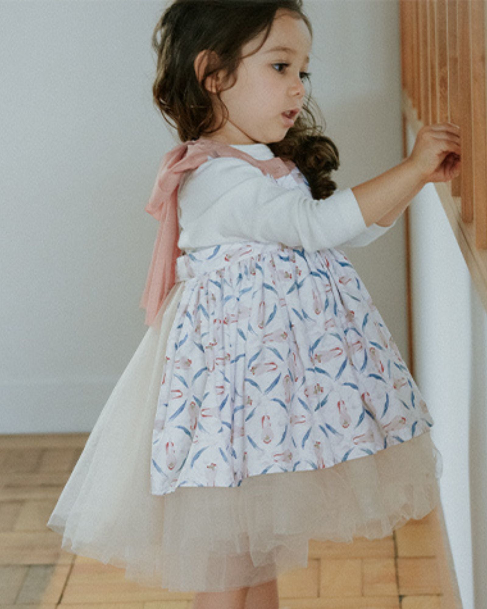 Water Resistant Apron Dress - Kalanchoe