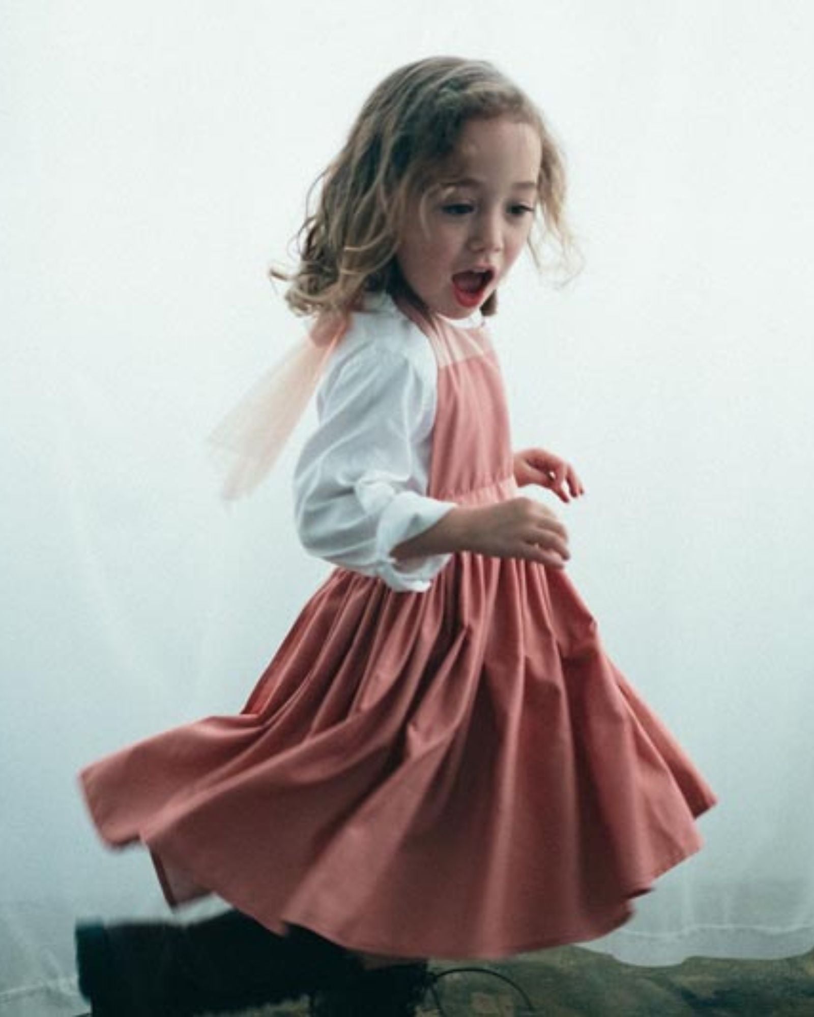 Water Resistant Apron Dress - Peony