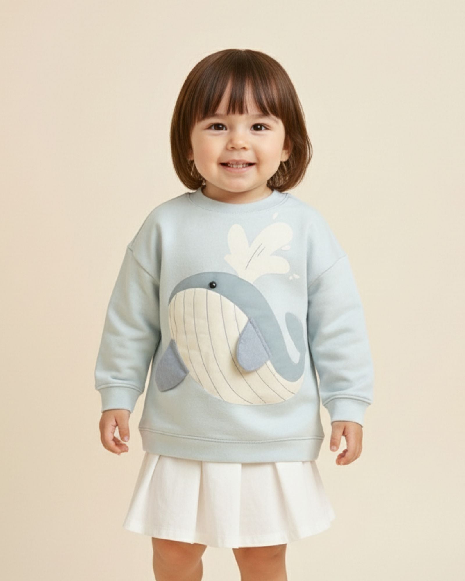 Pre-order: Whale of a Time Long Sleeves Kids Sweatshirt