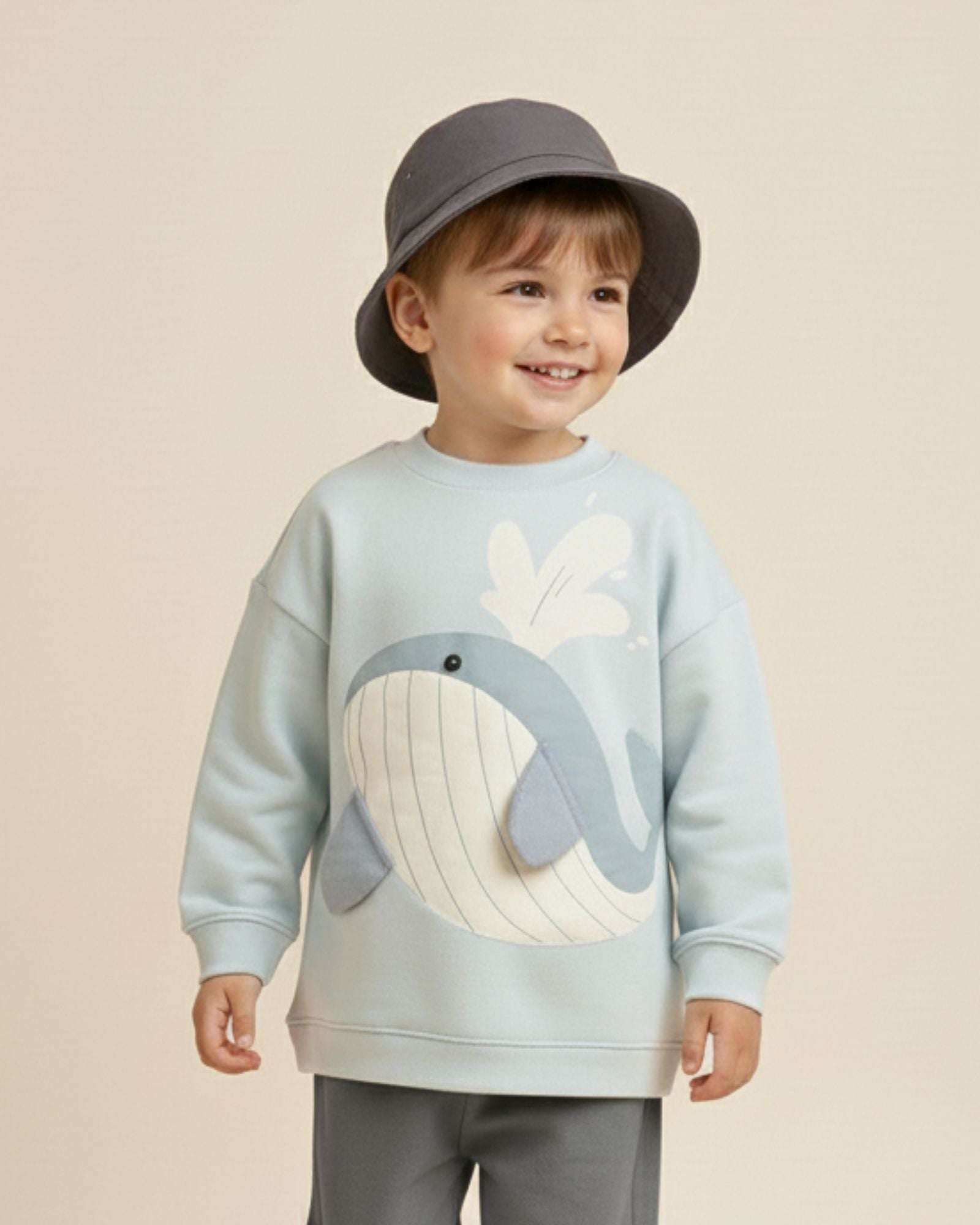 Pre-order: Whale of a Time Long Sleeves Kids Sweatshirt