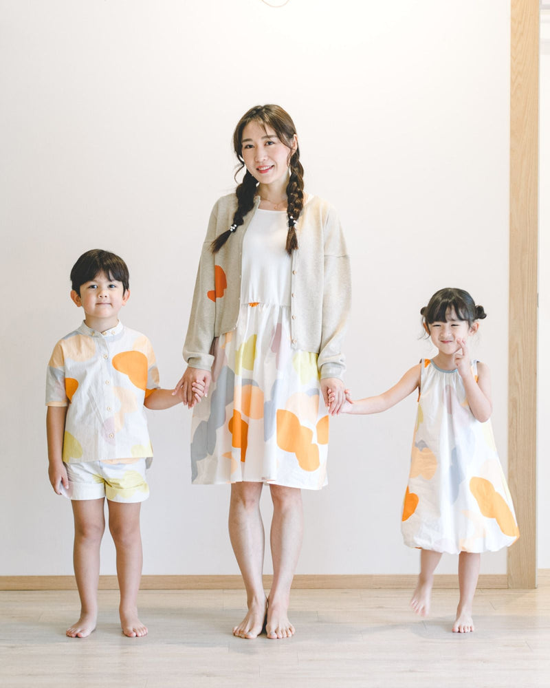 Mums Balloon Colourblock Midi Dress