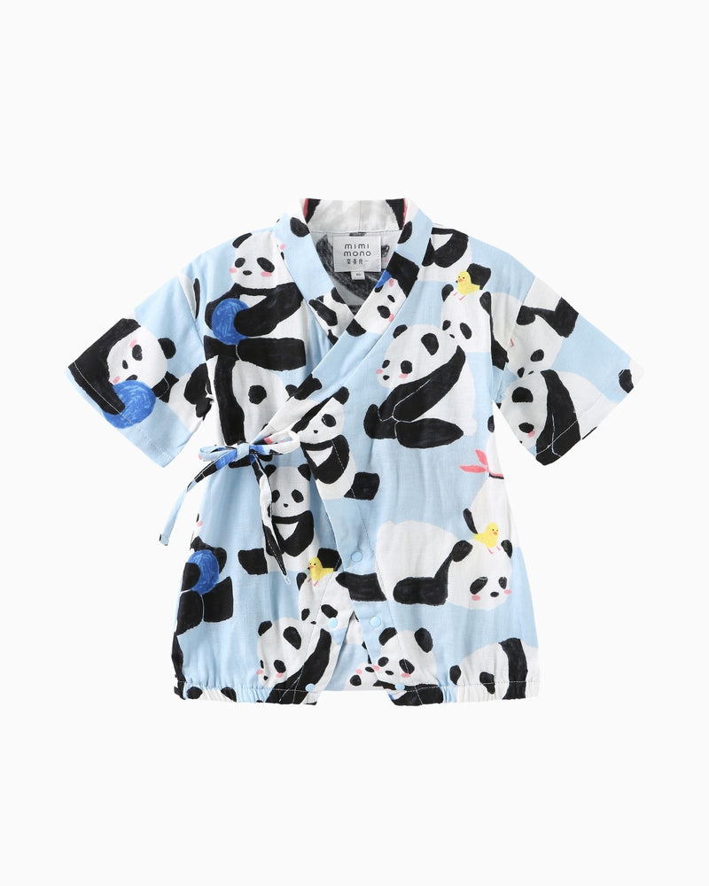 Panda Kimono (Blue)