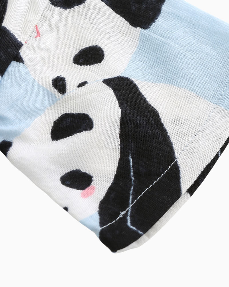 Panda Kimono (Blue)