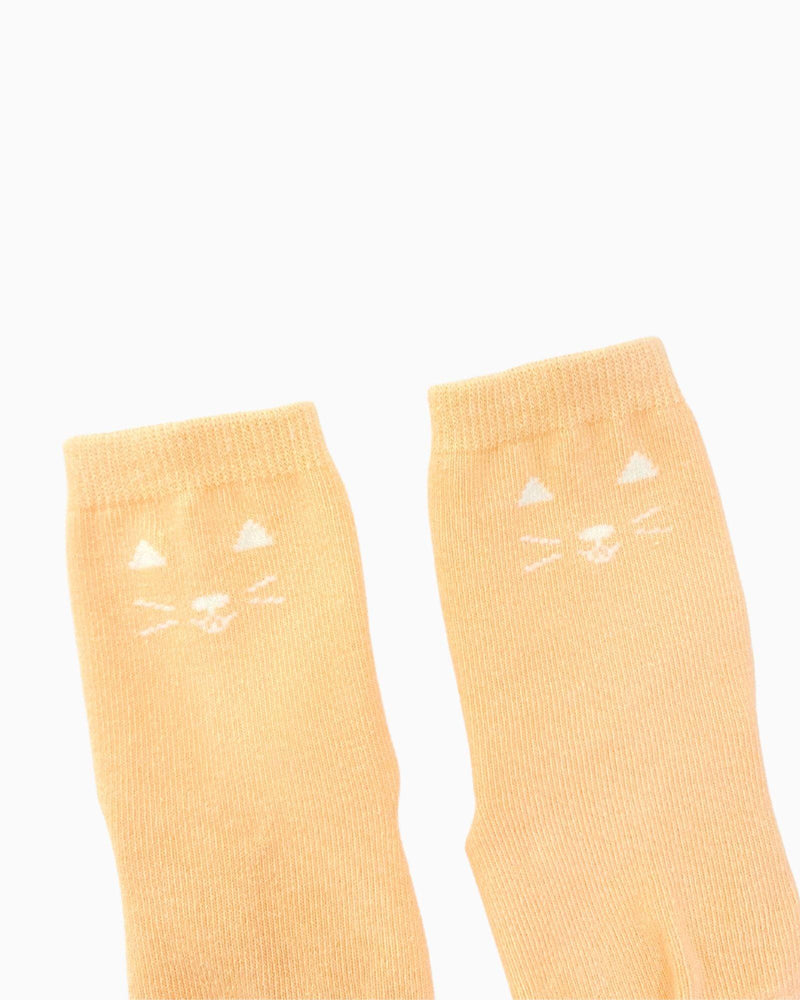 Bouncy the Kitty Knitted Socks