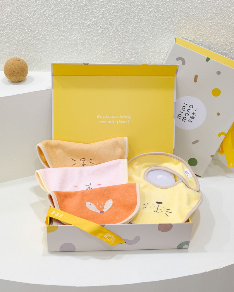 Baby bib online gift set