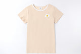Family matching, with little sunny side up egg tee, orange, cotton,sophisticated 3-D egg