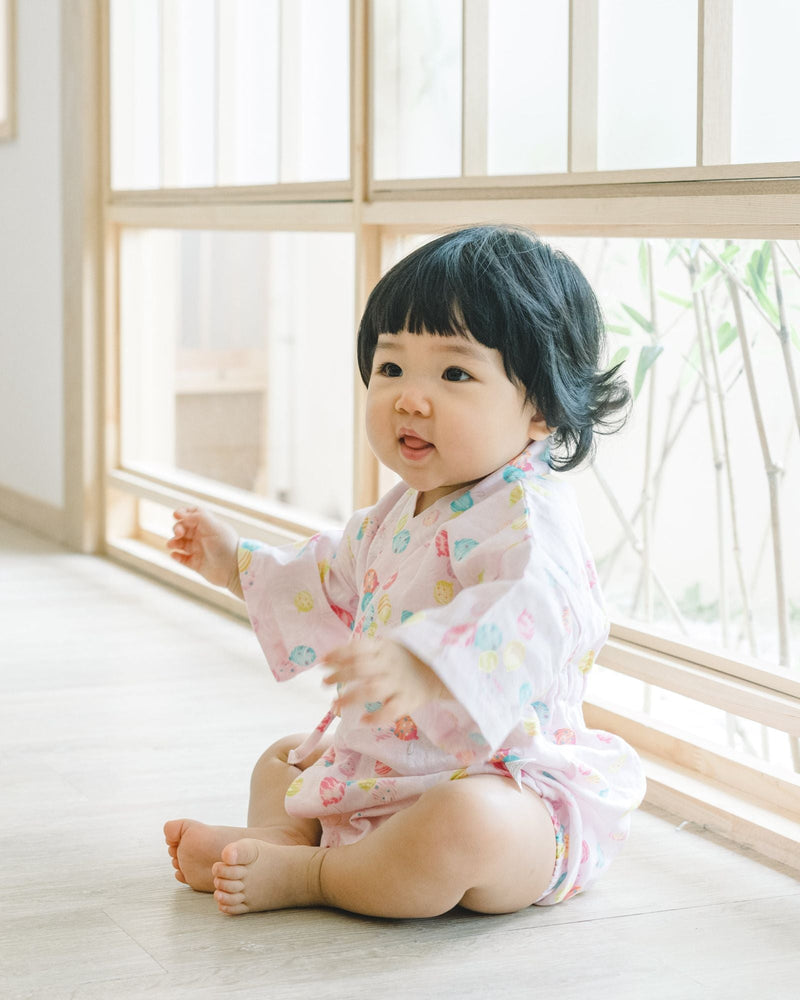 Festive Baby Kimono (Pink)