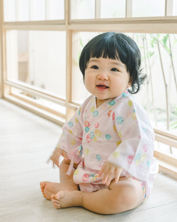 Festive Baby Kimono (Pink)