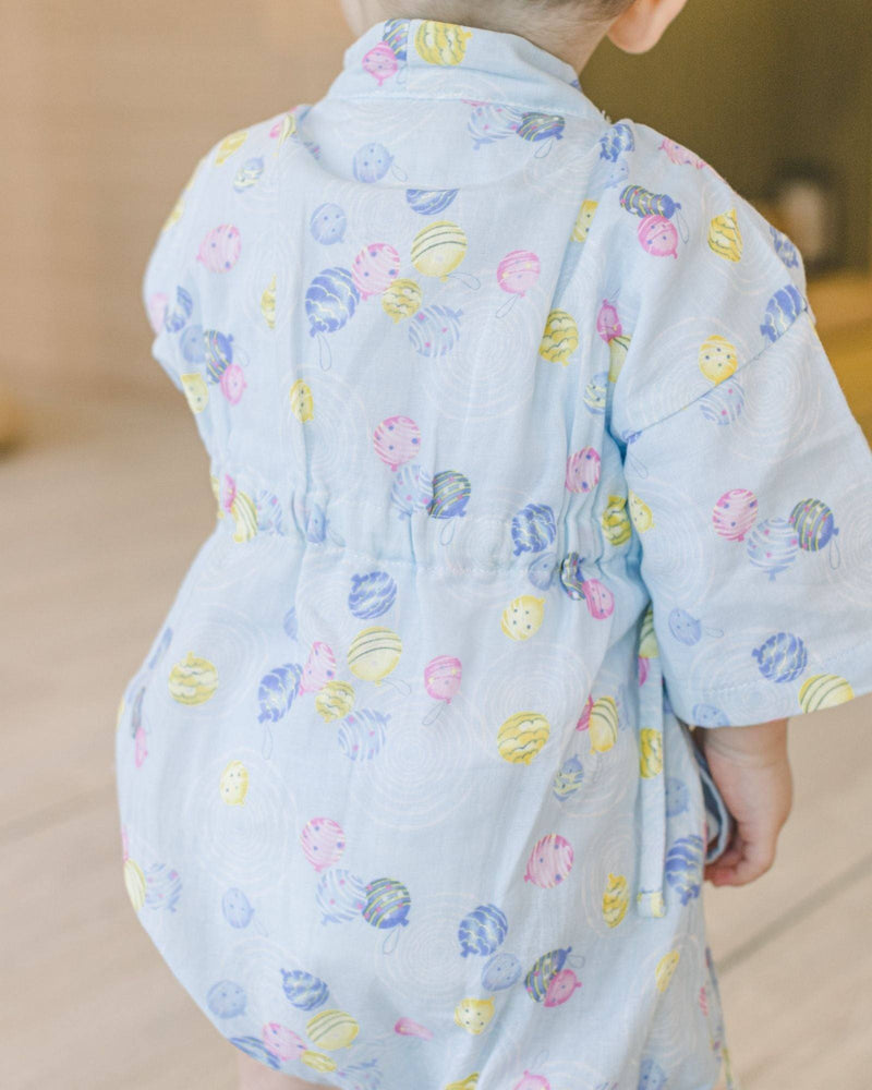 Festive Baby Kimono (Blue)