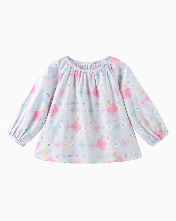 Floral Babydoll Raglan Sleeve Top