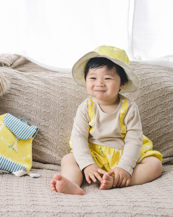 Lemon Reversible Bucket Hat