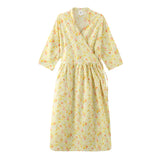 Moms Wrap Dress, Wonderful Garden, Herb Prints