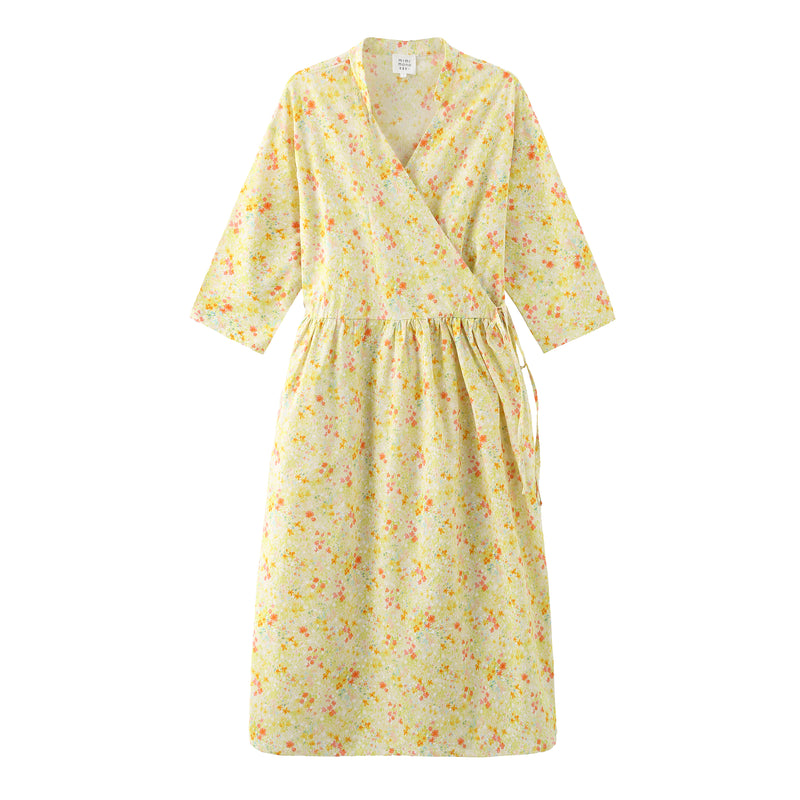 Moms Wrap Dress, Wonderful Garden, Herb Prints