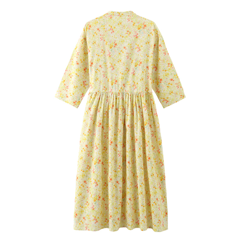 Moms Wrap Dress, Wonderful Garden, Herb Prints