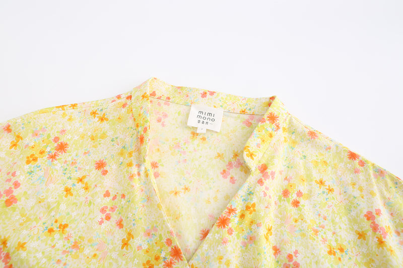 Moms Wrap Dress, Wonderful Garden, Herb Prints