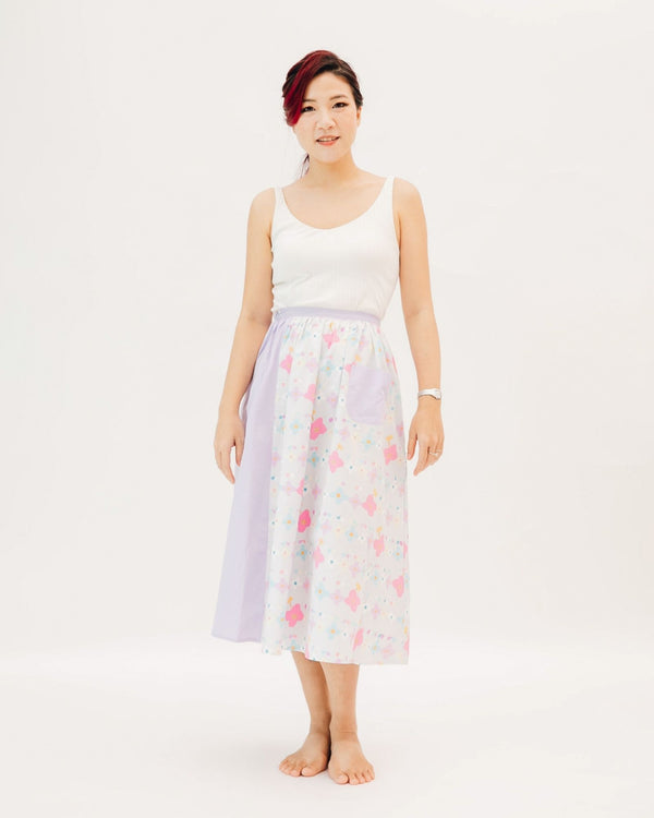 Mums Floral Skirt
