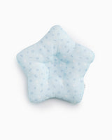 hand-made in Japan, double gauze cotton,blue star-shaped baby pillow. Perfect for babies and newborn gifting for 0-24 months old.