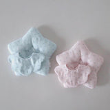 hand-made in Japan, double gauze cotton, pink and blue star-shaped baby pillow. Perfect for babies and newborn gifting for 0-24 months old.