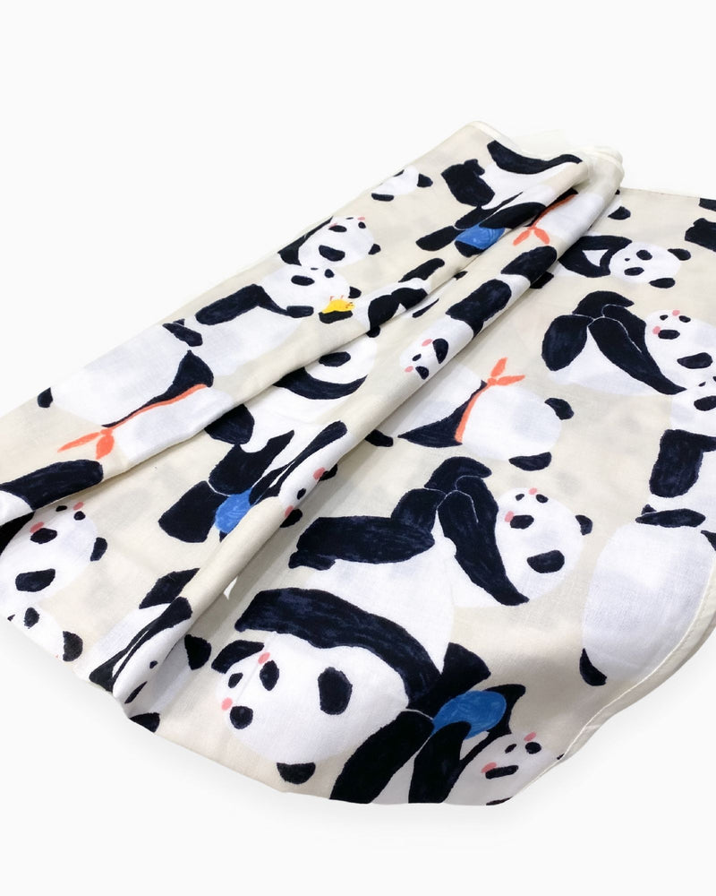 Panda Double Gauzed Swaddle
