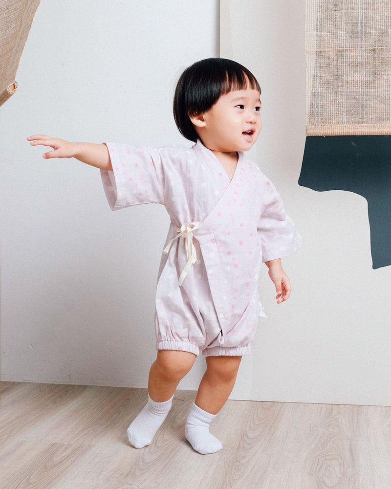 Pink-a-Dot Baby Kimono