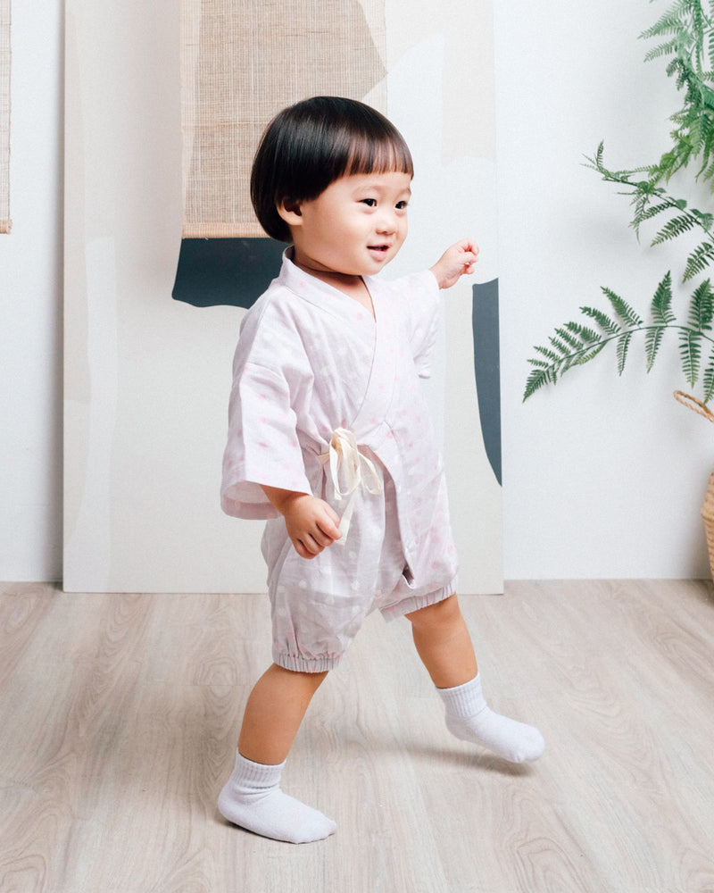 Pink-a-Dot Baby Kimono