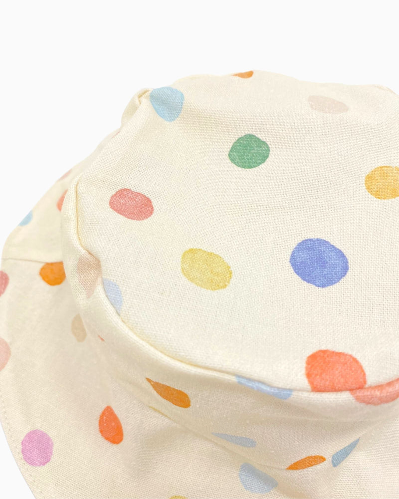 Polka Dots Reversible Bucket Hat