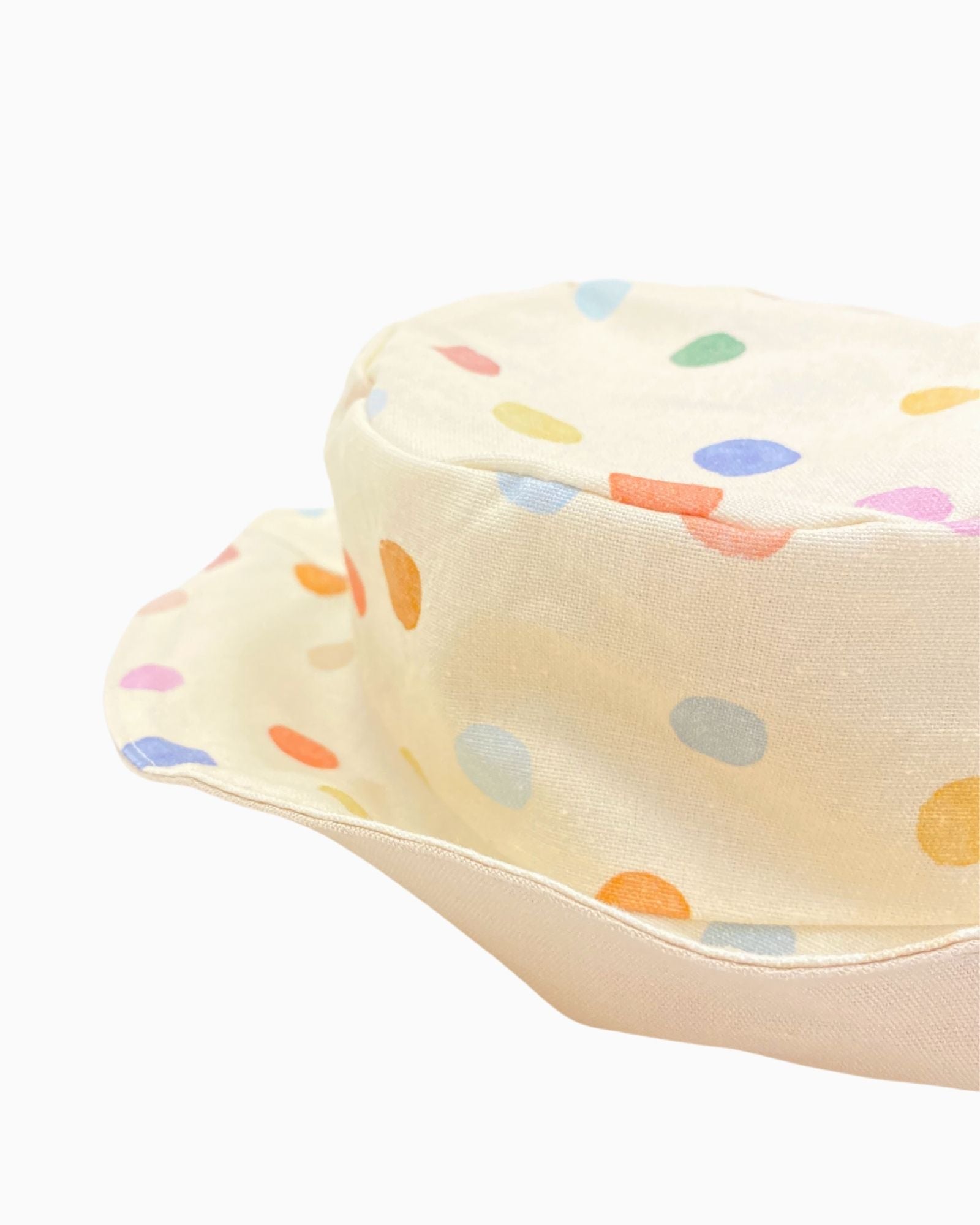Polka Dots Reversible Bucket Hat