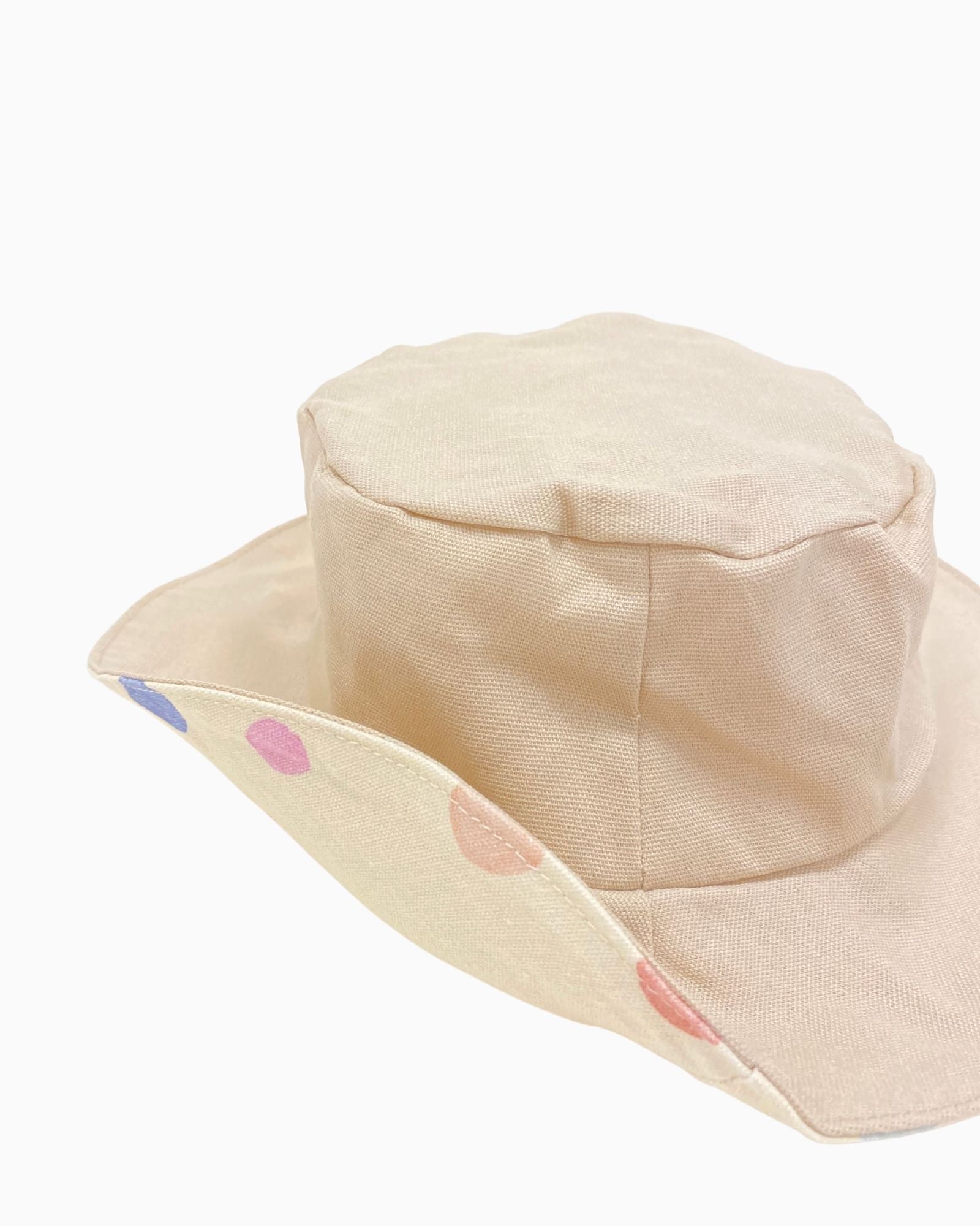 Polka Dots Reversible Bucket Hat